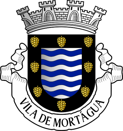 Brasão do Município de Mortágua - Mortágua municipal coat-of-arms Brasão do Município de Mortágua - Mortágua municipal coat-of-arms