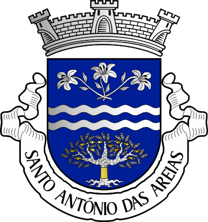 Brasão da freguesia de Santo António das Areias - Santo António das Areias civil parish, coat-of-arms