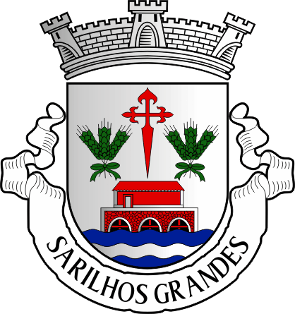 Brasão da freguesia de Sarilhos Grandes - Sarilhos Grandes civil parish, coat-of-arms Brasão da freguesia de Sarilhos Grandes - Sarilhos Grandes civil parish, coat-of-arms