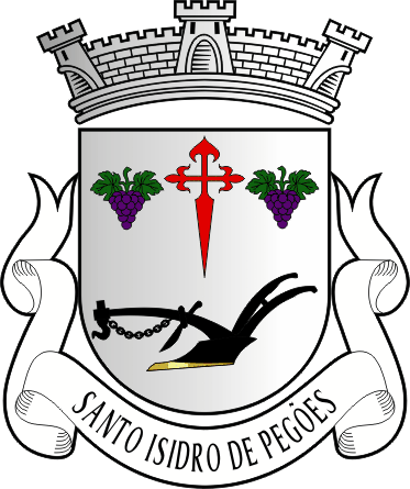Brasão da antiga freguesia de Santo Isidro de Pegões - Santo Isidro de Pegões former civil parish, coat-of-arms Brasão da antiga freguesia de Santo Isidro de Pegões - Santo Isidro de Pegões former civil parish, coat-of-arms