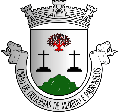 Brasão da União das freguesias de Meixedo e Padornelos - Meixedo and Padornelos civil parishes union coat-of-arms Brasão da União das freguesias de Meixedo e Padornelos - Meixedo and Padornelos civil parishes union coat-of-arms