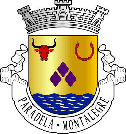 Brasão da antiga freguesia de Paradela - Paradela former civil parish, coat-of-arms Brasão da antiga freguesia de Paradela - Paradela former civil parish, coat-of-arms