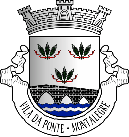 Brasão da freguesia de Vila da Ponte - Vila da Ponte civil parish, coat-of-arms Brasão da freguesia de Vila da Ponte - Vila da Ponte civil parish, coat-of-arms