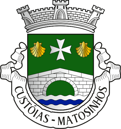 Brasão da antiga freguesia de Custóias - Custóias former civil parish, coat-of-arms