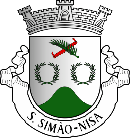 Brasão da antiga freguesia de São Simão - São Simão former civil parish, coat-of-arms Brasão da antiga freguesia de São Simão - São Simão former civil parish, coat-of-arms