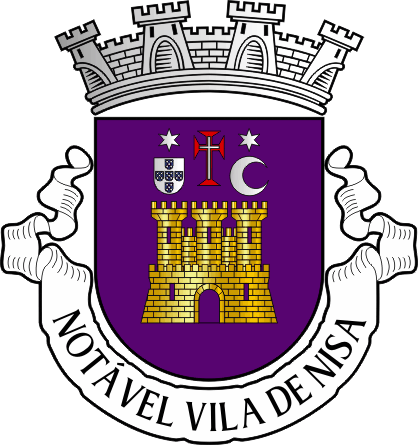 Brasão do Município de Nisa - Nisa municipal coat-of-arms Brasão do Município de Nisa - Nisa municipal coat-of-arms
