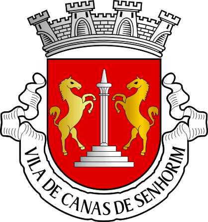 Brasão da freguesia de Canas de Senhorim - Canas de Senhorim civil parish, coat-of-arms