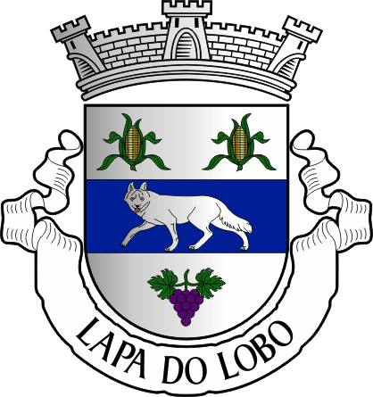 Brasão da freguesia de Lapa do Lobo - Lapa do Lobo civil parish, coat-of-arms Brasão da freguesia de Lapa do Lobo - Lapa do Lobo civil parish, coat-of-arms
