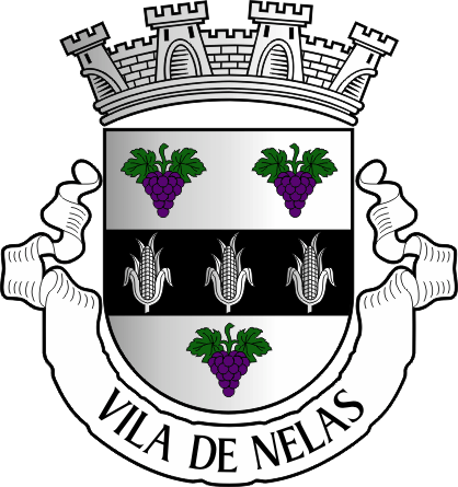 Brasão do Município de Nelas - Nelas municipal coat-of-arms Brasão do Município de Nelas - Nelas municipal coat-of-arms