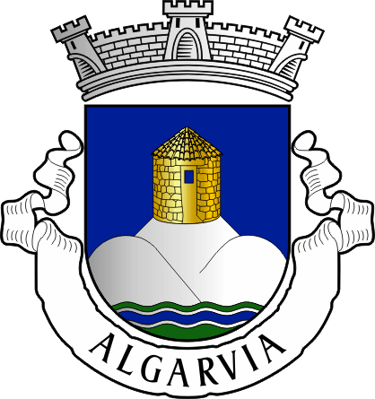Brasão da freguesia de Algarvia - Algarvia civil parish, coat-of-arms Brasão da freguesia de Algarvia - Algarvia civil parish, coat-of-arms