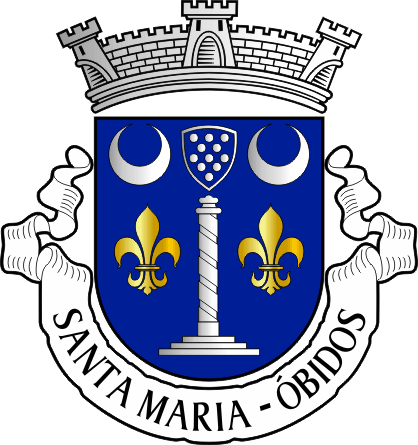 Brasão da antiga freguesia de Óbidos (Santa Maria) - Óbidos (Santa Maria) former civil parish, coat-of-arms