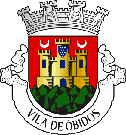 Brasão do município de Óbidos - Óbidos municipality coat-of-arms Brasão do município de Óbidos - Óbidos municipality coat-of-arms