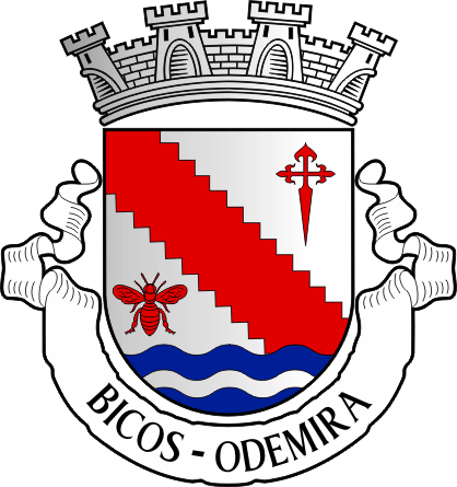 Brasão da antiga freguesia de Bicos - Bicos former civil parish, coat-of-arms Brasão da antiga freguesia de Bicos - Bicos former civil parish, coat-of-arms