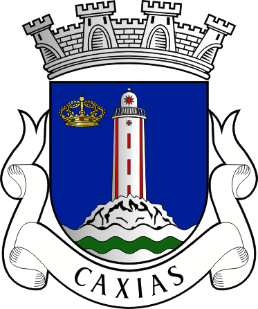 Brasão da antiga freguesia de Caxias - Caxias former civil parish, coat-of-arms Brasão da antiga freguesia de Caxias - Caxias former civil parish, coat-of-arms