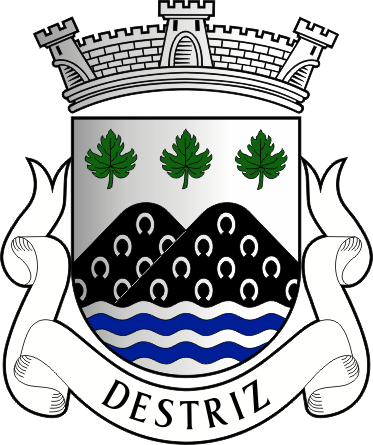 Brasão da antiga freguesia de Destriz - Destriz former civil parish, coat-of-arms Brasão da antiga freguesia de Destriz - Destriz former civil parish, coat-of-arms