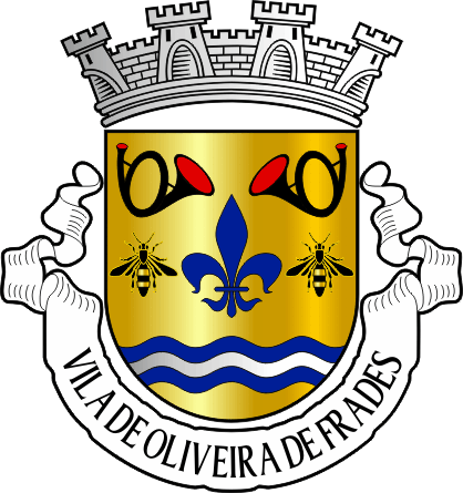 Brasão do Município de Oliveira de Frades - Oliveira de Frades municipal coat-of-arms Brasão do Município de Oliveira de Frades - Oliveira de Frades municipal coat-of-arms