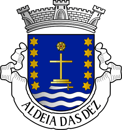 Brasão da freguesia de Aldeia das Dez - Aldeia das Dez civil parish, coat-of-arms Brasão da freguesia de Aldeia das Dez - Aldeia das Dez civil parish, coat-of-arms