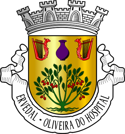 Brasão da antiga freguesia de Ervedal - Ervedal former civil parish, coat-of-arms Brasão da antiga freguesia de Ervedal - Ervedal former civil parish, coat-of-arms