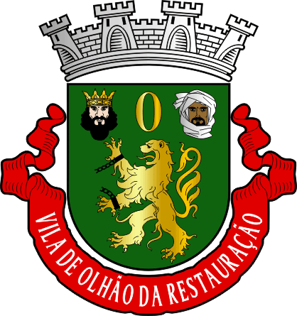 Brasão do município de Olhão - Olhão municipal coat-of-arms Brasão do município de Olhão - Olhão municipal coat-of-arms