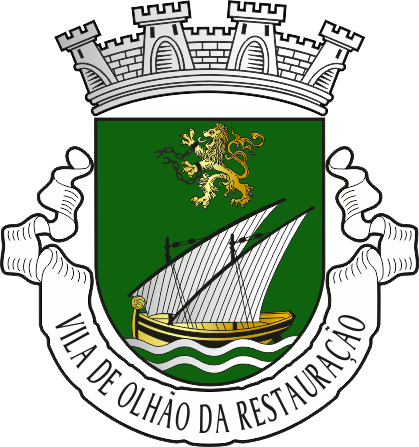 Brasão do município de Olhão - Olhão municipal coat-of-arms Brasão do município de Olhão - Olhão municipal coat-of-arms
