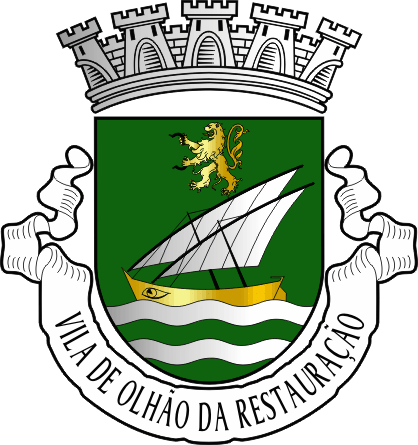 Brasão do município de Olhão - Olhão municipal coat-of-arms Brasão do município de Olhão - Olhão municipal coat-of-arms