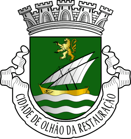 Brasão do município de Olhão - Olhão municipal coat-of-arms Brasão do município de Olhão - Olhão municipal coat-of-arms
