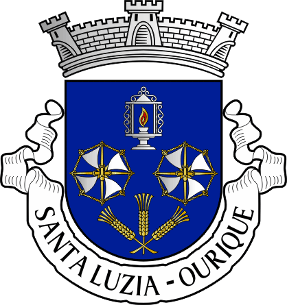 Brasão da antiga freguesia de Santa Luzia - Santa Luzia former civil parish, coat-of-arms Brasão da antiga freguesia de Santa Luzia - Santa Luzia former civil parish, coat-of-arms