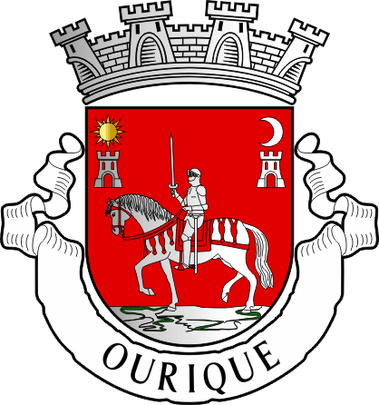Brasão do Município de Ourique - Ourique municipal coat-of-arms Brasão do Município de Ourique - Ourique municipal coat-of-arms