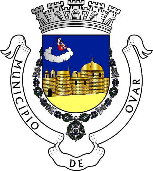 Brasão do Município de Ovar - Ovar municipal coat-of-arms Brasão do Município de Ovar - Ovar municipal coat-of-arms
