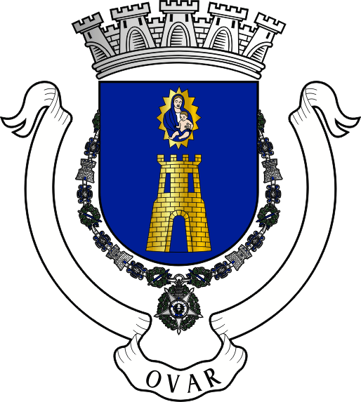 Brasão do Município de Ovar - Ovar municipal coat-of-arms Brasão do Município de Ovar - Ovar municipal coat-of-arms