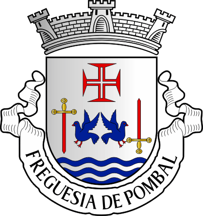 Brasão da freguesia de Pombal - Pombal civil parish, coat-of-arms Brasão da freguesia de Pombal - Pombal civil parish, coat-of-arms