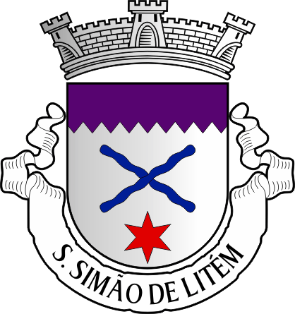 Brasão da antiga freguesia de São Simão de Litém - São Simão de Litém former civil parish, coat-of-arms Brasão da antiga freguesia de São Simão de Litém - São Simão de Litém former civil parish, coat-of-arms