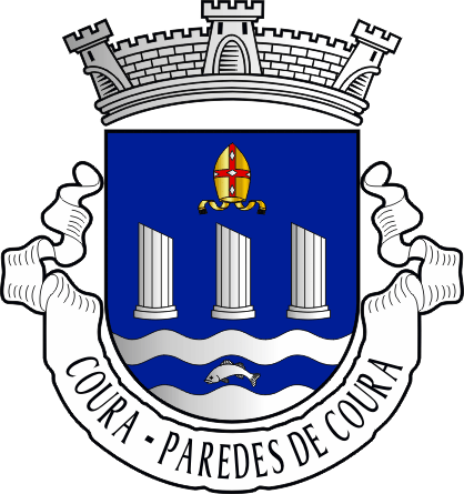 Brasão da freguesia de Coura - Coura civil parish, coat-of-arms