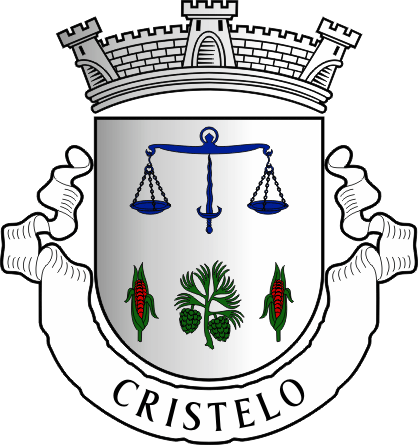 Brasão da antiga freguesia de Cristelo - Cristelo former civil parish, coat-of-arms Brasão da antiga freguesia de Cristelo - Cristelo former civil parish, coat-of-arms
