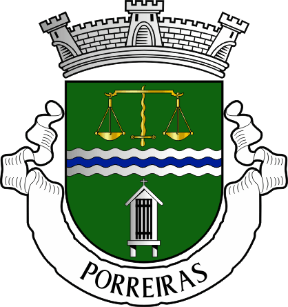 Brasão da antiga freguesia de Porreiras - Porreiras former civil parish, coat-of-arms