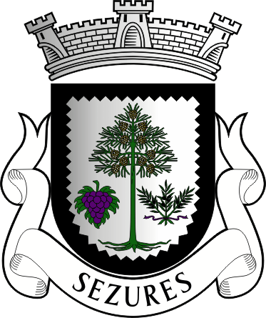 Brasão da freguesia de Sezures - Sezures civil parish, coat-of-arms Brasão da freguesia de Sezures - Sezures civil parish, coat-of-arms
