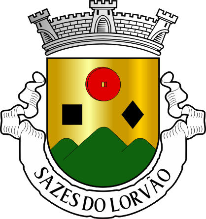 Brasão da freguesia de Sazes do Lorvão - Sazes do Lorvão civil parish, coat-of-arms Brasão da freguesia de Sazes do Lorvão - Sazes do Lorvão civil parish, coat-of-arms