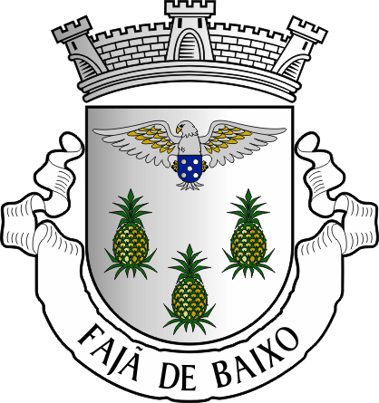 Brasão da freguesia de Fajã de Baixo - Fajã de Baixo civil parish, coat-of-arms Brasão da freguesia de Fajã de Baixo - Fajã de Baixo civil parish, coat-of-arms