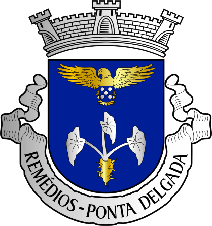 Brasão da freguesia de Remédios - Remédios civil parish, coat-of-arms Brasão da freguesia de Remédios - Remédios civil parish, coat-of-arms