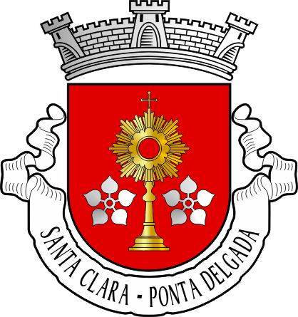 Brasão da freguesia de Santa Clara - Santa Clara civil parish, coat-of-arms Brasão da freguesia de Santa Clara - Santa Clara civil parish, coat-of-arms
