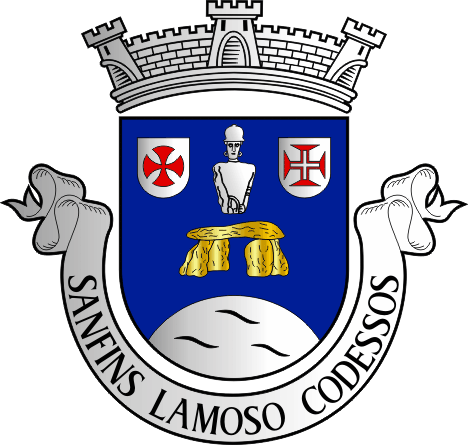 Brasão da Freguesia de Sanfins Lamoso Codessos - Sanfins Lamoso Codessos civil parish, coat-of-arms
