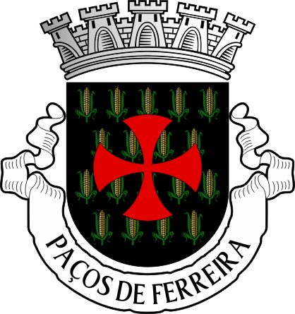 Brasão do Município de Paços de Ferreira - Paços de Ferreira municipal coat-of-arms Brasão do Município de Paços de Ferreira - Paços de Ferreira municipal coat-of-arms