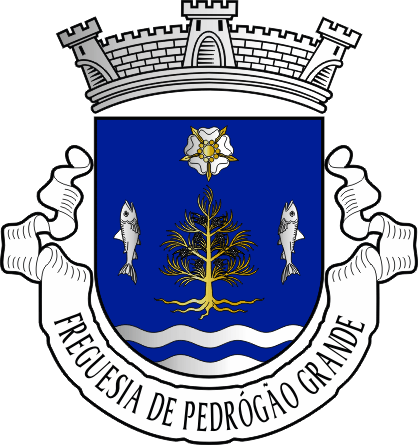 Brasão da freguesia de Pedrógão Grande - Pedrógão Grande civil parish, coat-of-arms Brasão da freguesia de Pedrógão Grande - Pedrógão Grande civil parish, coat-of-arms