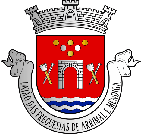 Brasão da União das freguesias de Arrimal e Mendiga - Arrimal and Mendiga civil parishes union coat-of-arms Brasão da União das freguesias de Arrimal e Mendiga - Arrimal and Mendiga civil parishes union coat-of-arms