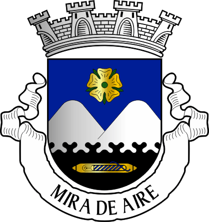 Brasão da freguesia de Mira de Aire - Mira de Aire civil parish, coat-of-arms Brasão da freguesia de Mira de Aire - Mira de Aire civil parish, coat-of-arms