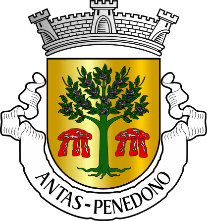 Brasão da antiga freguesia de Antas - Antas former civil parish, coat-of-arms Brasão da antiga freguesia de Antas - Antas former civil parish, coat-of-arms