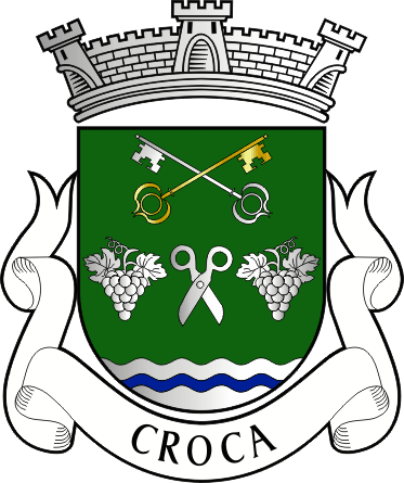 Brasão da freguesia de Croca - Croca civil parish, coat-of-arms Brasão da freguesia de Croca - Croca civil parish, coat-of-arms