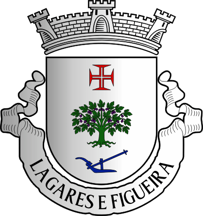 Brasão da Freguesia de Lagares e Figueira - Lagares and Figueira civil parish, coat-of-arms Brasão da Freguesia de Lagares e Figueira - Lagares and Figueira civil parish, coat-of-arms