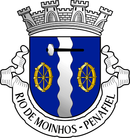 Brasão da freguesia de Rio de Moinhos - Rio de Moinhos civil parish, coat-of-arms Brasão da freguesia de Rio de Moinhos - Rio de Moinhos civil parish, coat-of-arms