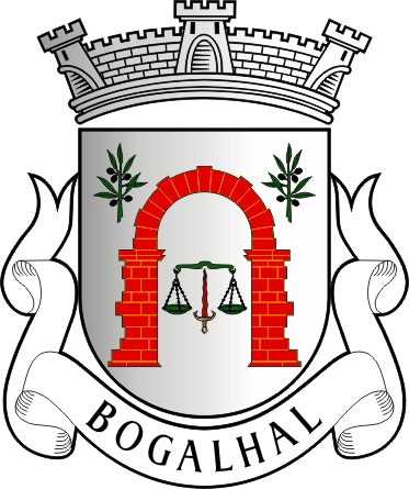 Brasão da antiga freguesia de Bogalhal - Bogalhal former civil parish, coat-of-arms Brasão da antiga freguesia de Bogalhal - Bogalhal former civil parish, coat-of-arms